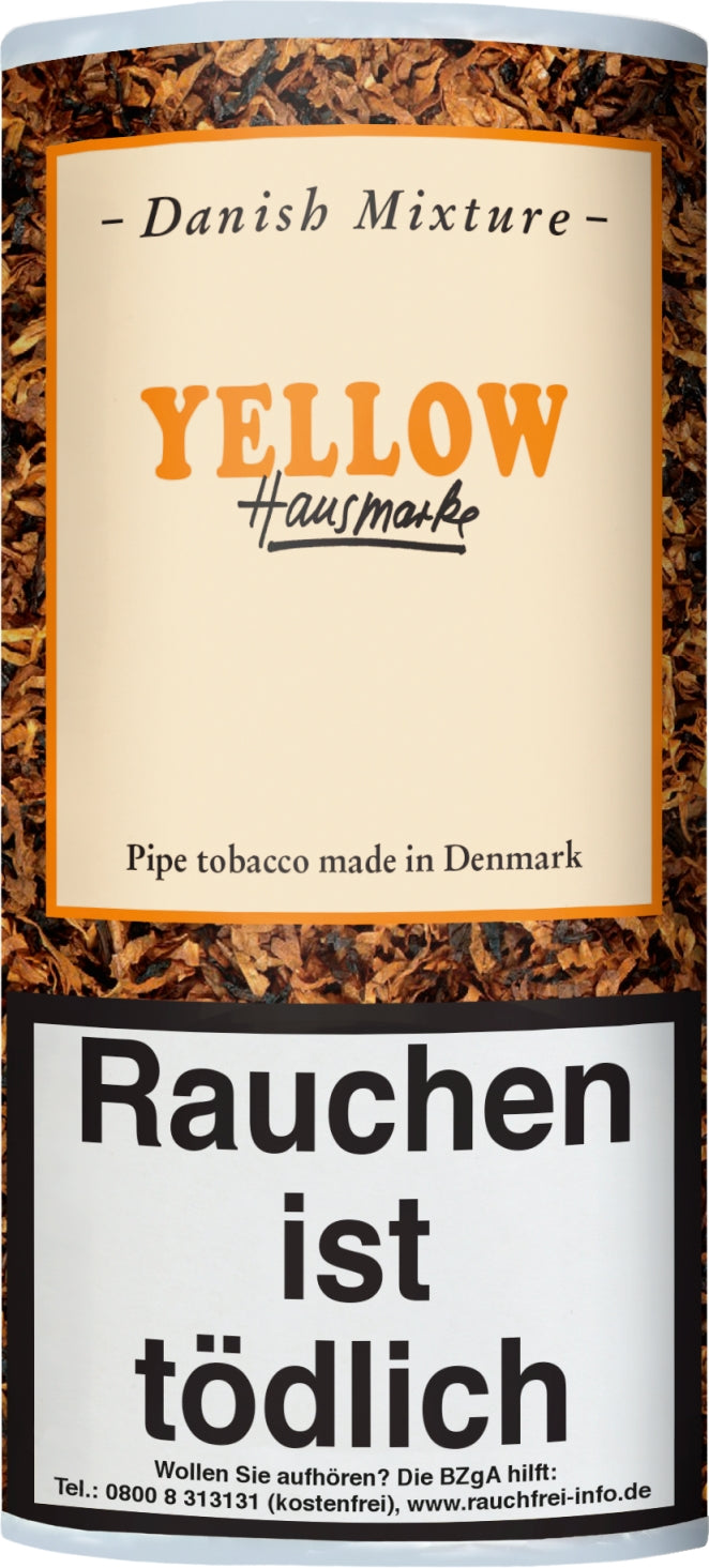 Danish Mixture Pfeifentabak Hausmarke Yellow (Mango) - 5 Packungen