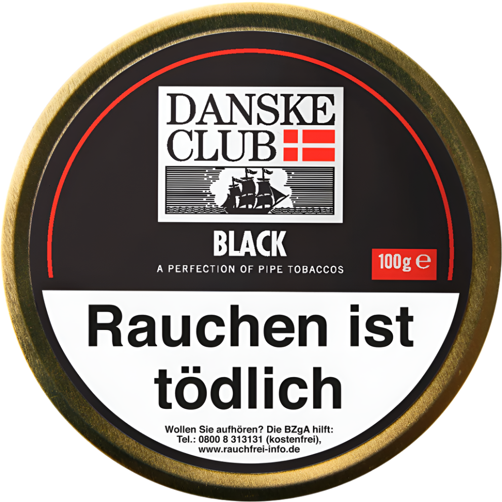 Danske Club Pfeifentabak Black (Luxury) Dose