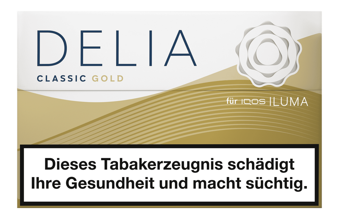 Iluma Delia Tabaksticks - Classic Gold - 10 Packungen
