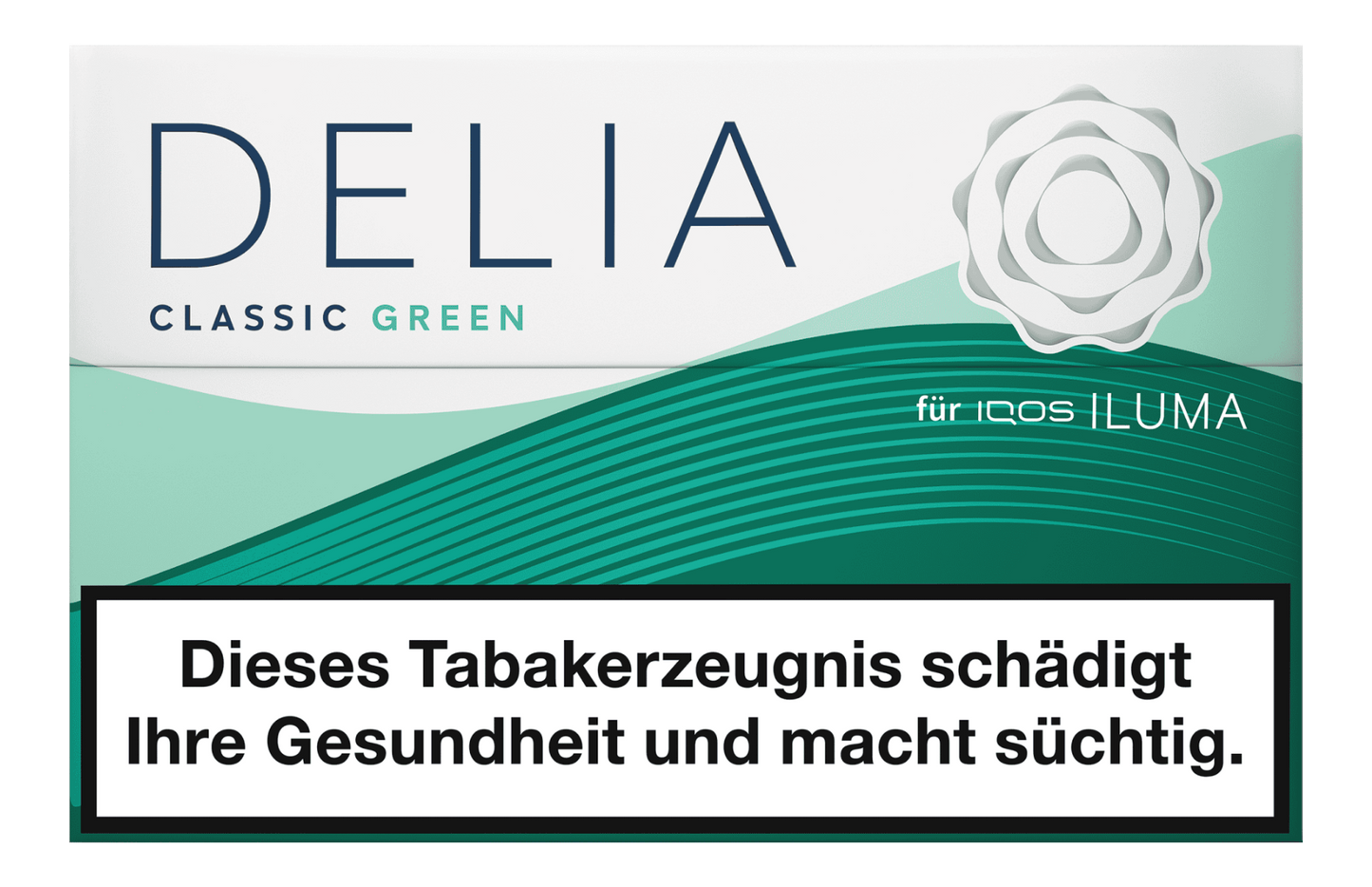 Iluma Delia Tabaksticks - Classic Green 10 - Packungen
