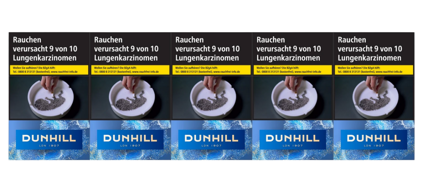 Dunhill Zigaretten Blue OP - 10 Packungen