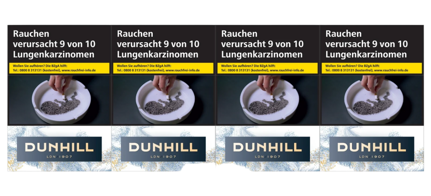 Dunhill Zigaretten White XL - 8 Packungen