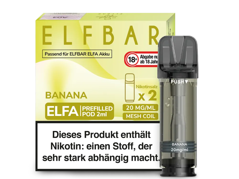 Elfbar - ELFA Pods - Banana (20mg/ml)