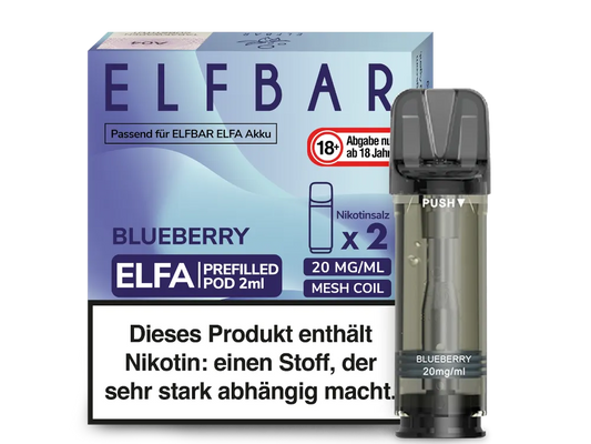 Elfbar - ELFA Pods - Blueberry (20mg/ml)
