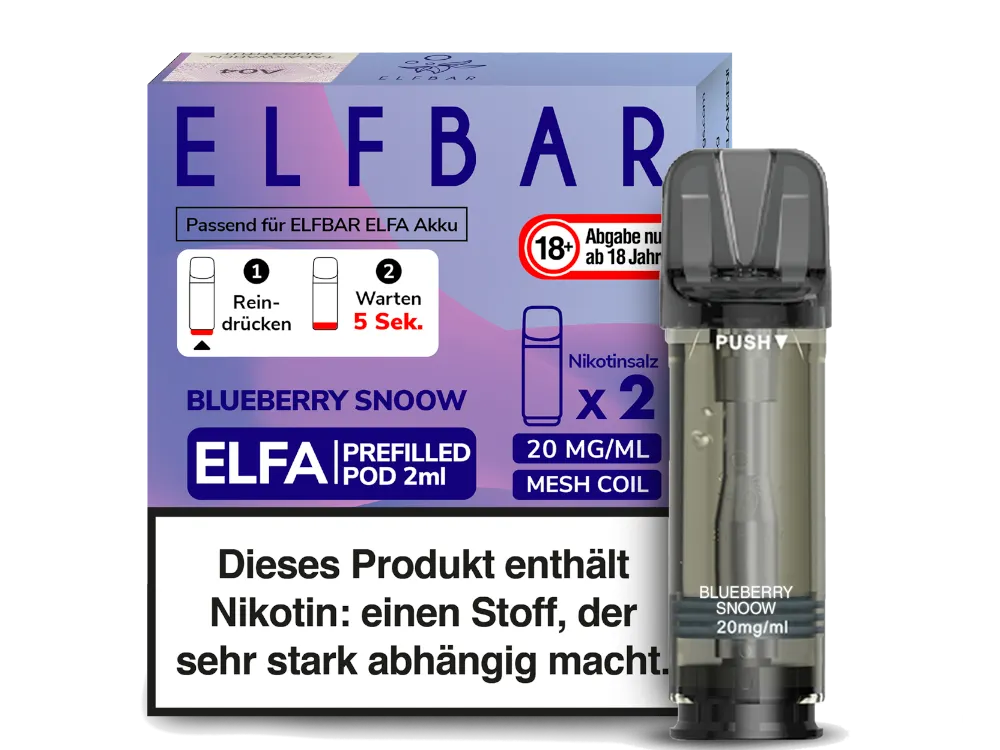 Elfbar - ELFA Pods - Berry Snoow (20mg/ml)