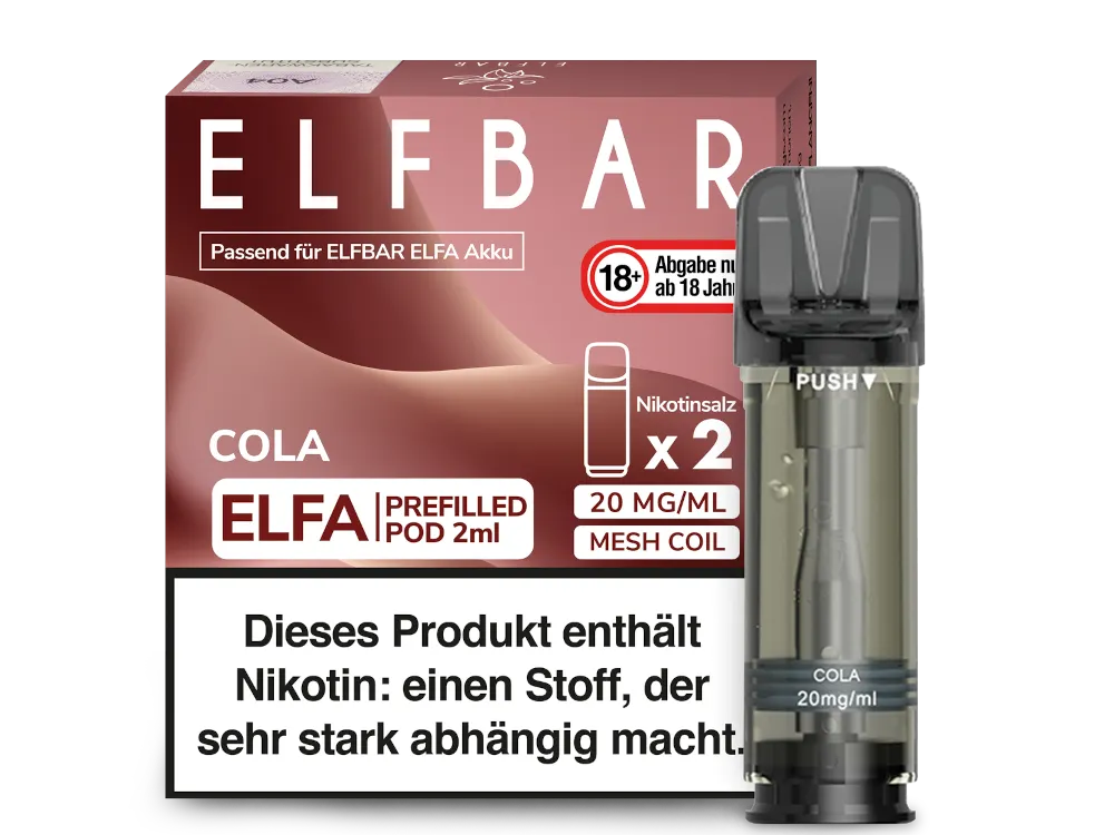 Elfbar - ELFA Pods - Cola (20mg/ml)