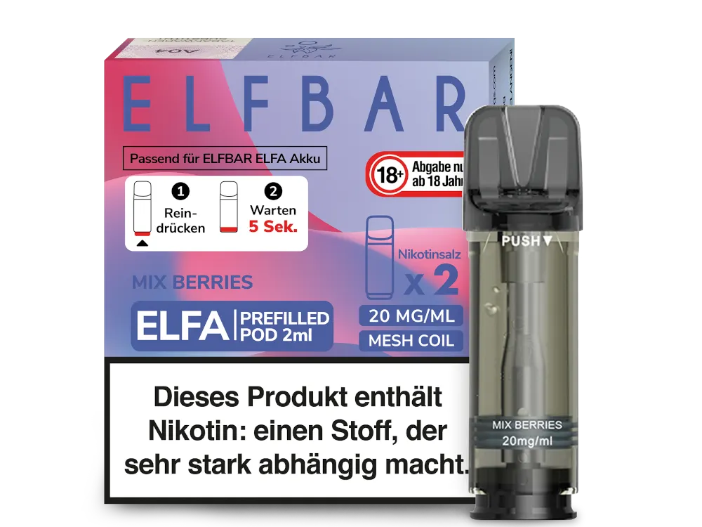 Elfbar - ELFA Pods - Mix Berries (20mg/ml)