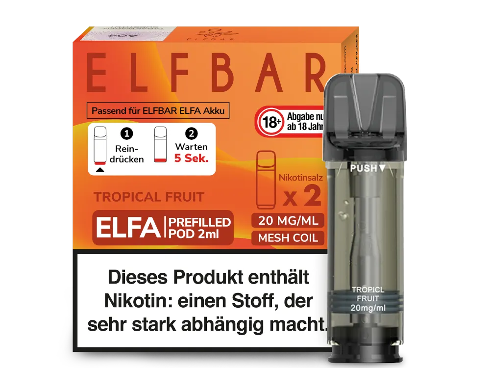 Elfbar - ELFA Pods - Tropical Fruit (20mg/ml)