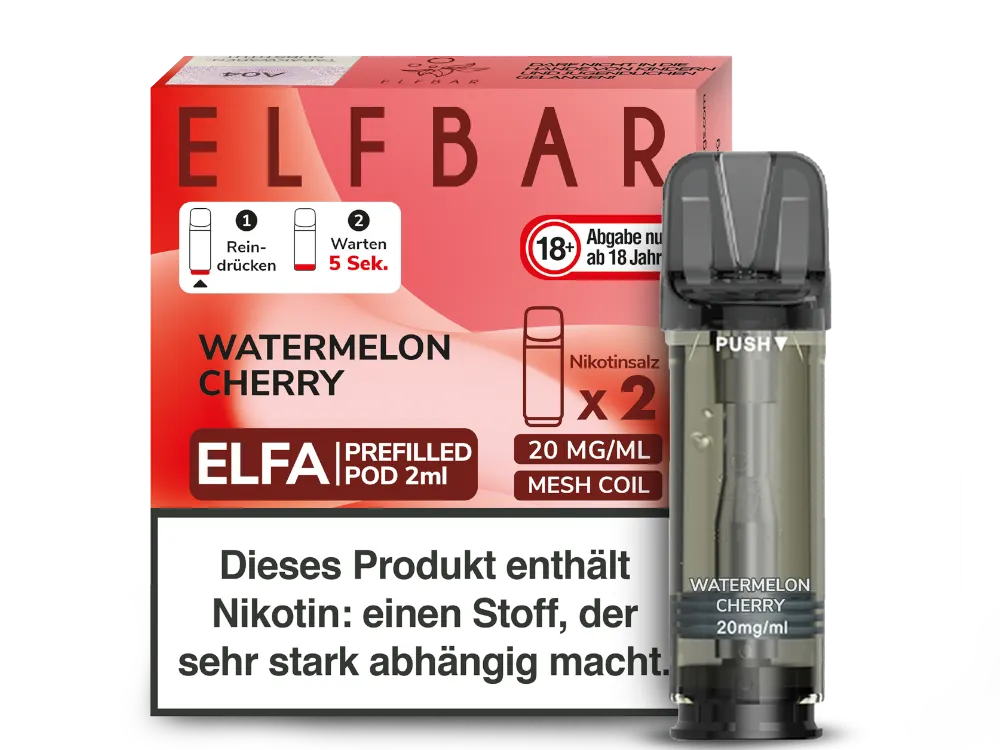 Elfbar - ELFA Pods - Watermelon Cherry (20mg/ml)