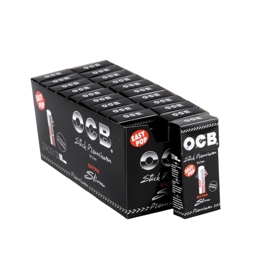 Ocb Filtersticks Extra Slim - 20 Packungen