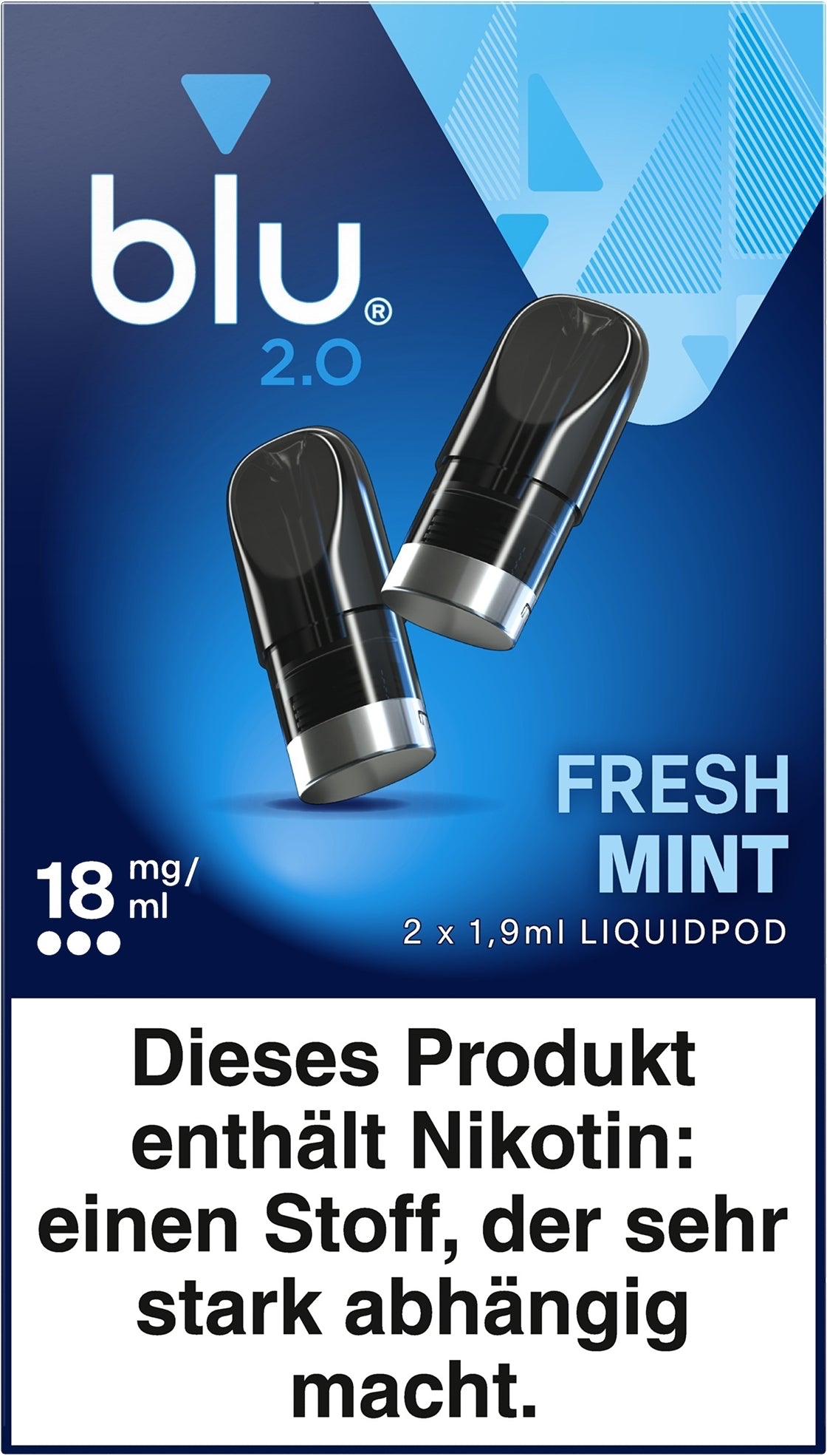 blu 2.0 Liquidpods Fresh Mint - 5 Packungen