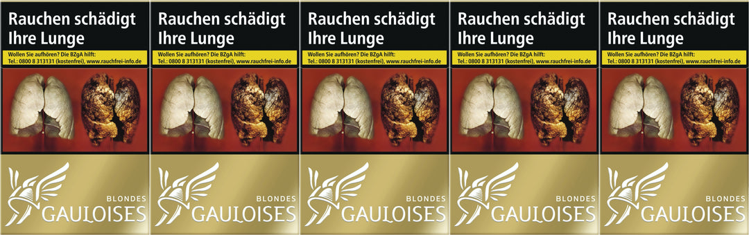 Gauloises Zigaretten Gold L - 10 Packungen