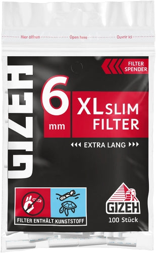 Gizeh Black XL Slim Filter - 20 Packungen
