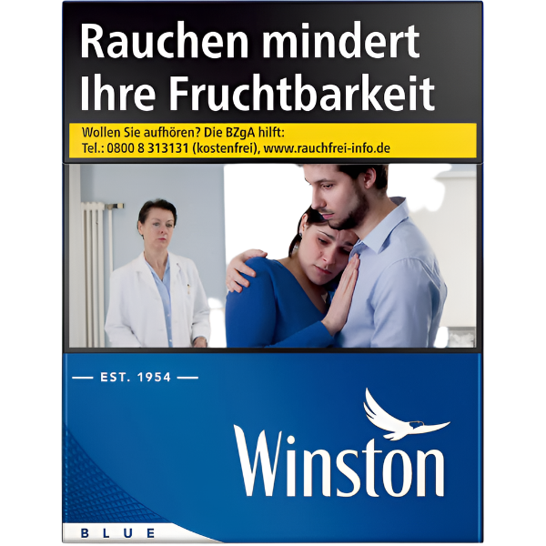 Winston Zigaretten Blue 2XL - 8 Packungen