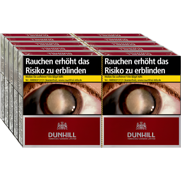 Dunhill Zigaretten International Red - 10 Packungen