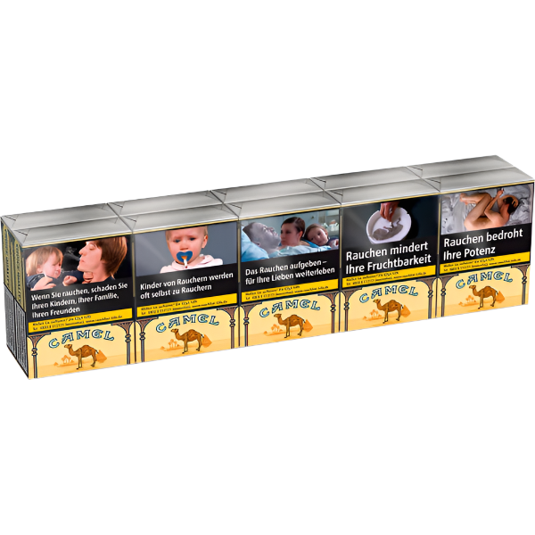Camel Zigaretten ohne Filter - 10 Packungen