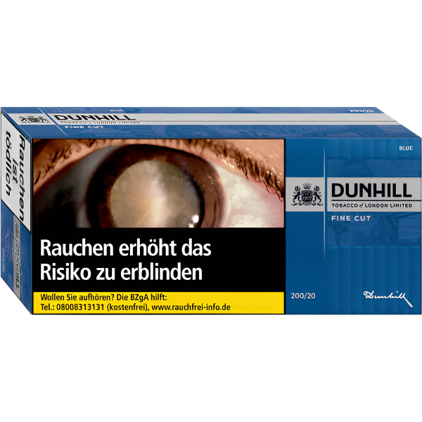 Dunhill Zigaretten Fine Cut Blue - 10 Packung