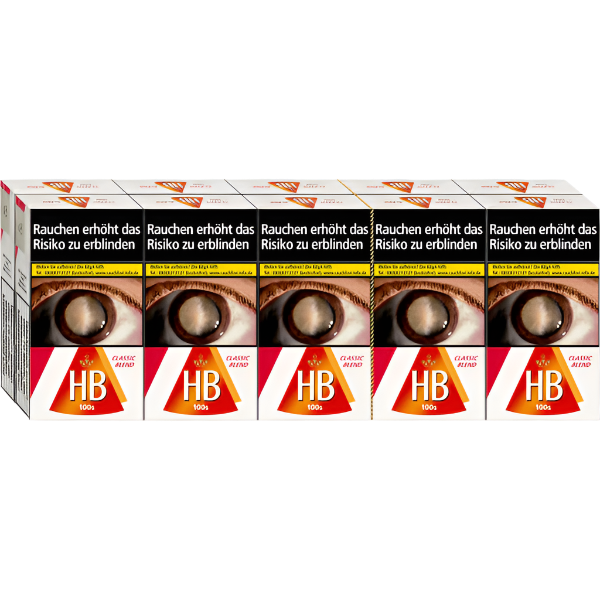 HB Zigaretten 100 Long - 10 Packungen