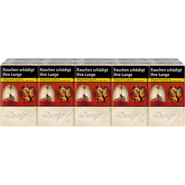 Davidoff Zigaretten Gold - 10 Packungen
