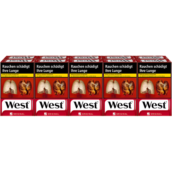 West Zigaretten Red L - 10 Packungen