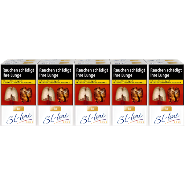 R1 Zigaretten Gold Slim Line - 10 Packungen