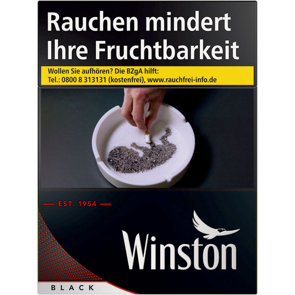 Winston Zigaretten Black L