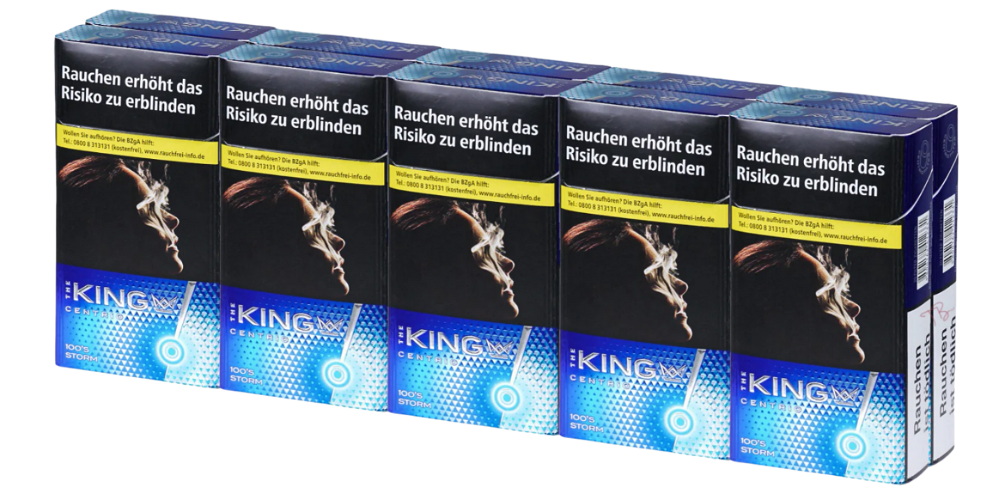 King Zigaretten Centrio Storm Long 100 - 10 Packungen