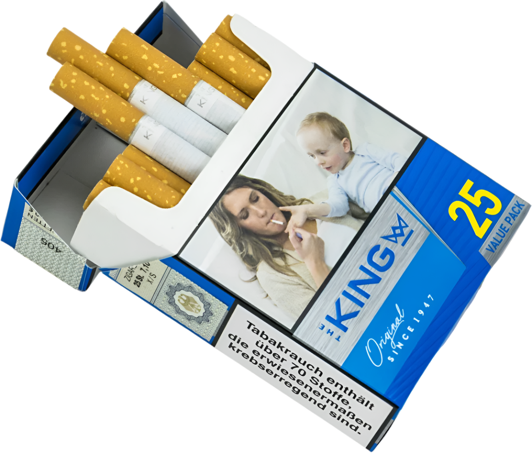 King Zigaretten Blue XL - 8 Packungen