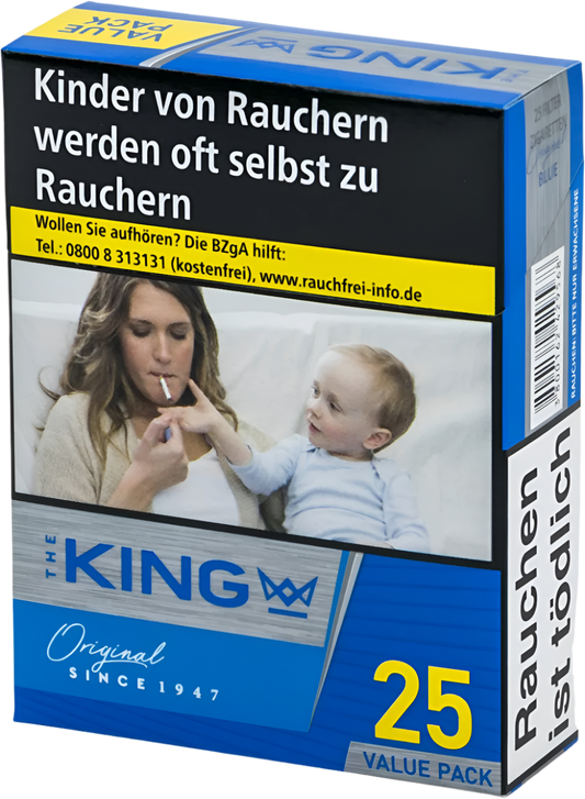 King Zigaretten Blue XL - 8 Packungen