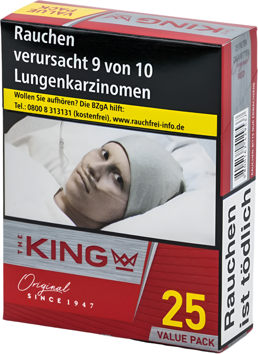 King Zigaretten Red XL - 8 Packungen