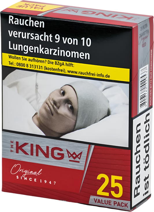 King Zigaretten Red XL - 8 Packungen