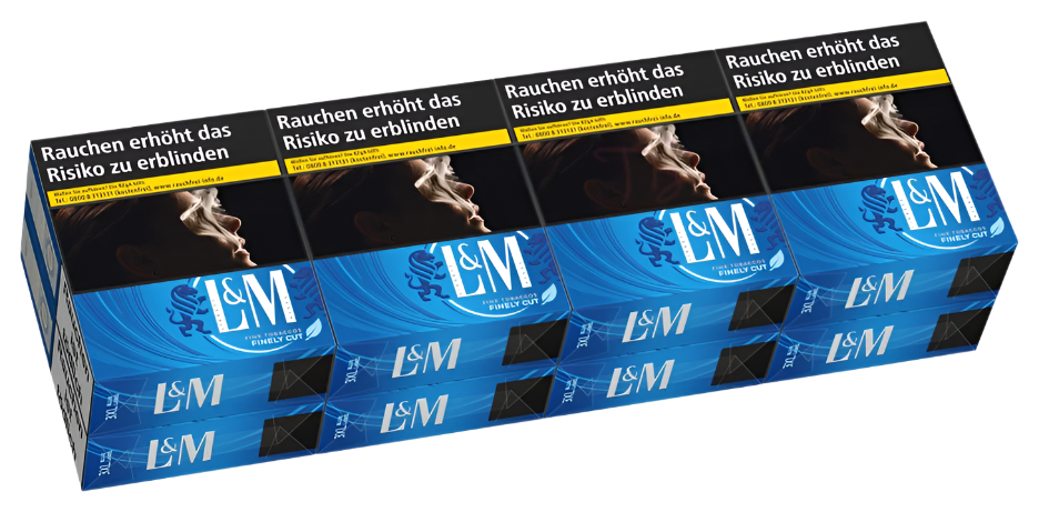 L&M Zigaretten Blue 2XL - 8 Packungen