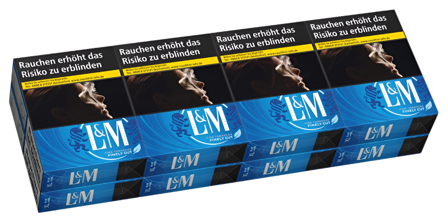 L&M Zigaretten Blue XL - 8 Packungen