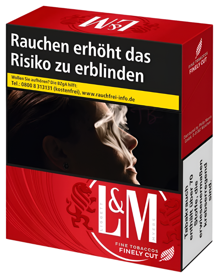 L&M Zigaretten Red 4XL - 5 Packungen