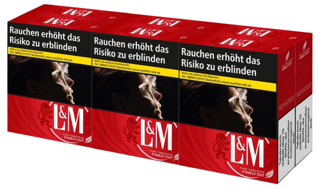 L&M Zigaretten Red 4XL - 5 Packungen