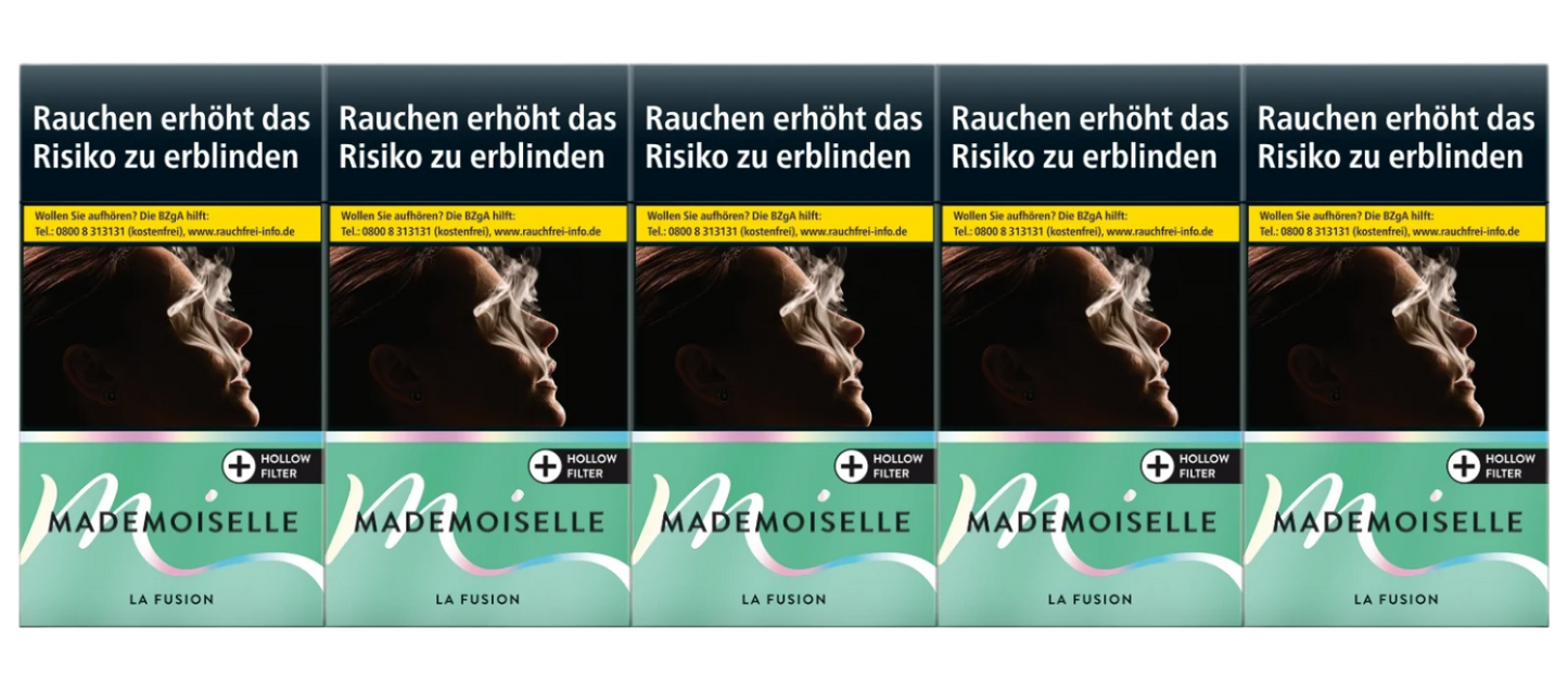 Mademoiselle Zigaretten La Fusion Slim - 10 Packungen