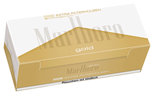 Marlboro Filterhülsen Gold Extra Size - 4 Packungen