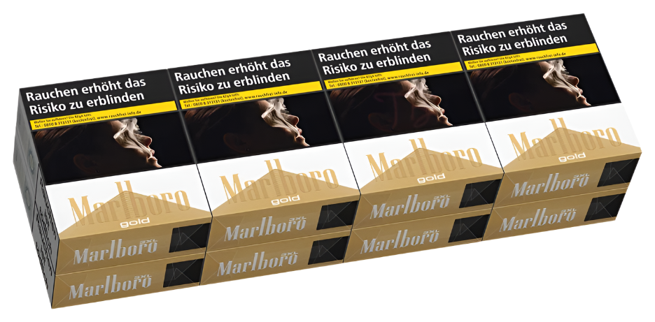 Marlboro Zigaretten Gold 2XL - 8 Packungen