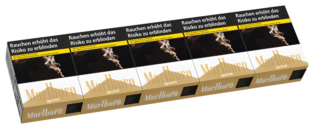 Marlboro Zigaretten Gold 4XL - 5 Packungen