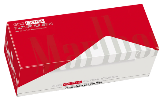Marlboro Filterhülsen Red Extra Size - 4 Packungen