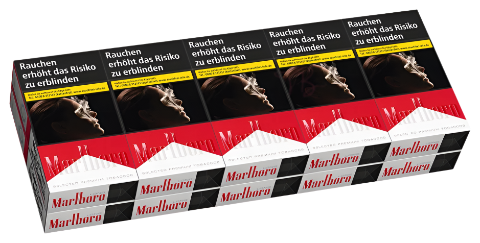 Marlboro Zigaretten Red Long 100 - 10 Packungen