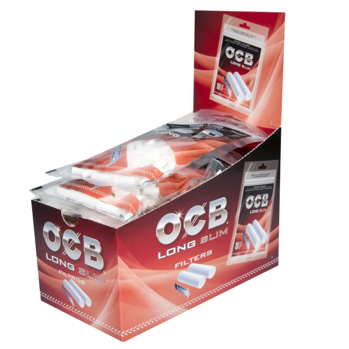 OCB Long Slim Filter (6mm) - 10 Packungen