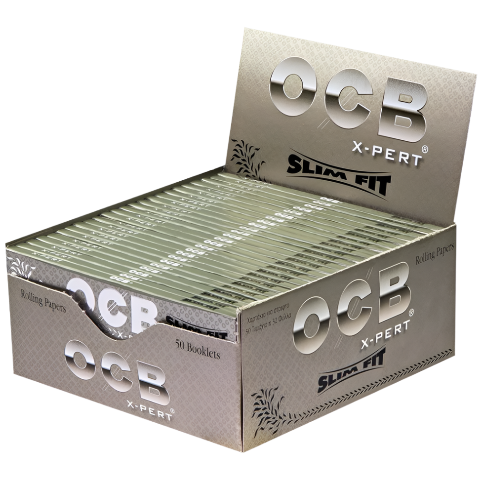 OCB X-PERT Slim Fit - King Size Longpaper - 50 Booklets