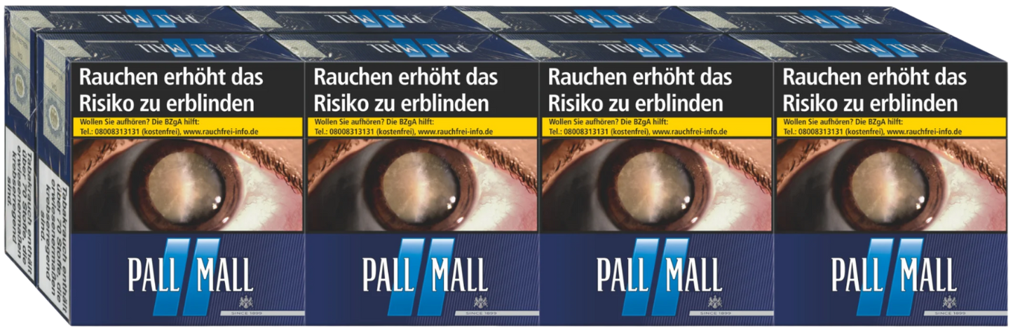 Pall Mall Zigaretten Blue 2XL - 8 Packungen