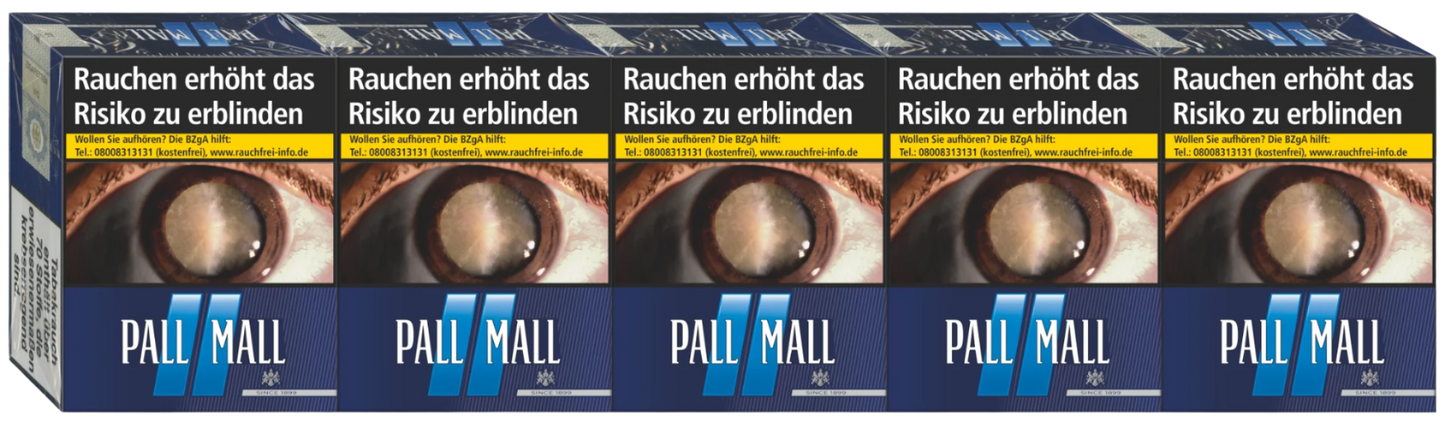 Pall Mall Zigaretten Blue 3XL - 8 Packungen