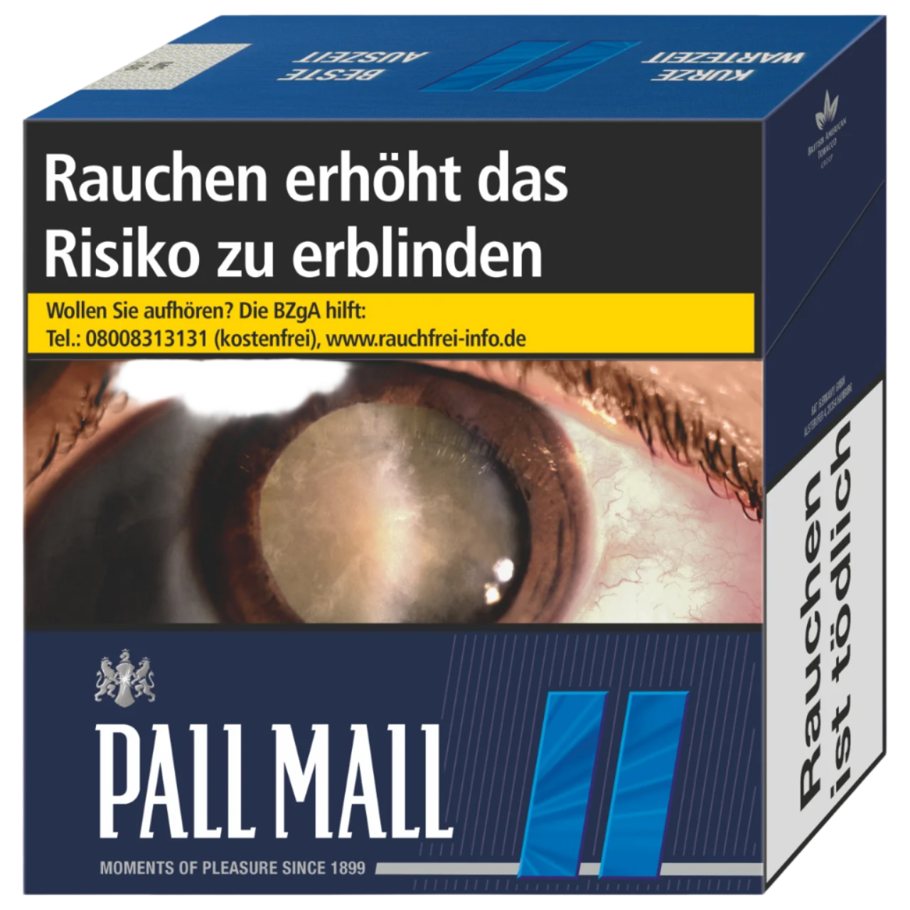 Pall Mall Zigaretten Blue 6XL - 3 Packungen