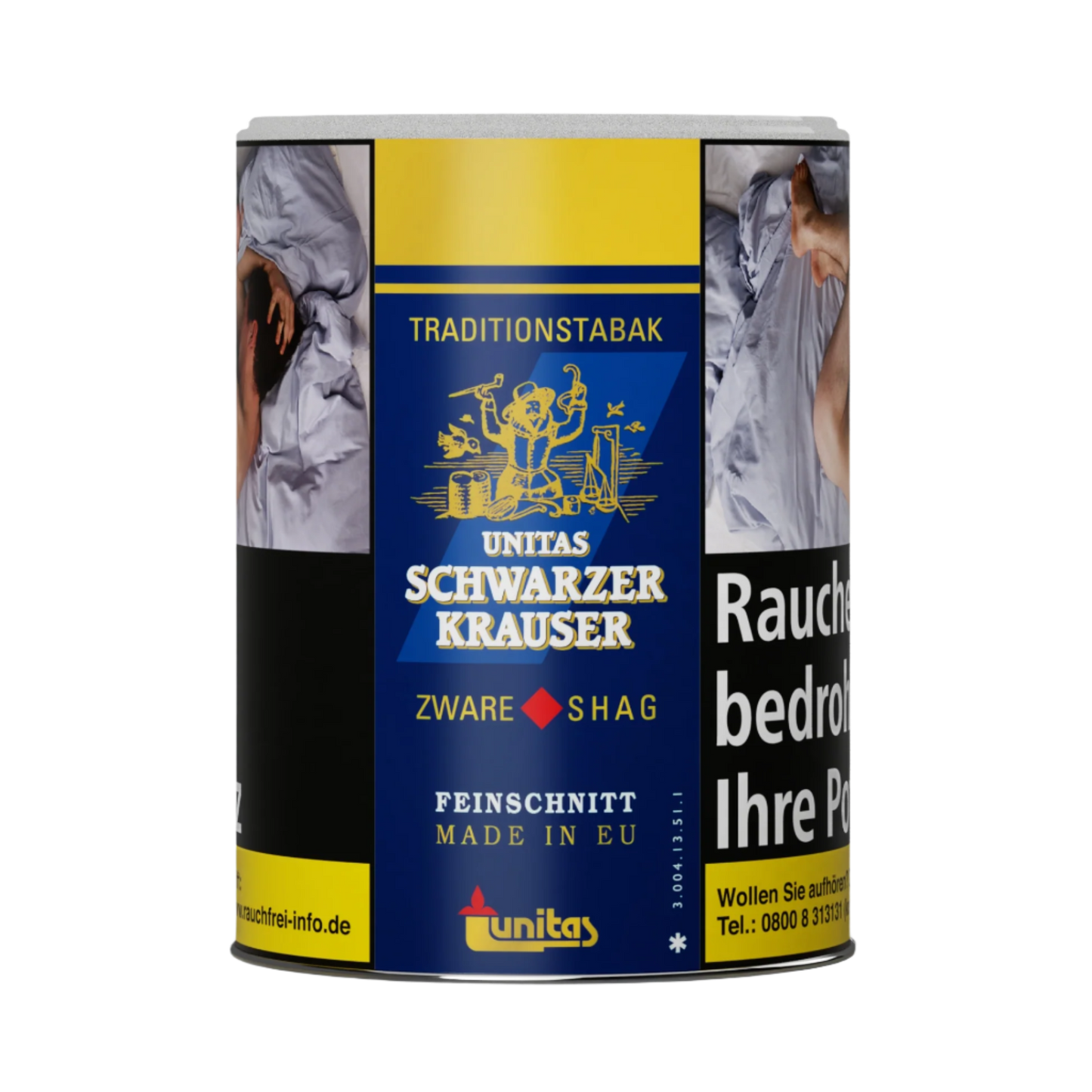 Unitas Schwarzer Krauser Zware Shag Dose