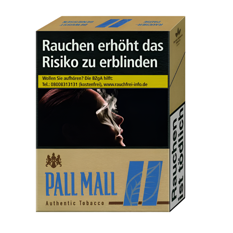 Pall Mall Zigaretten Authentic Blue XL - 12 Packungen