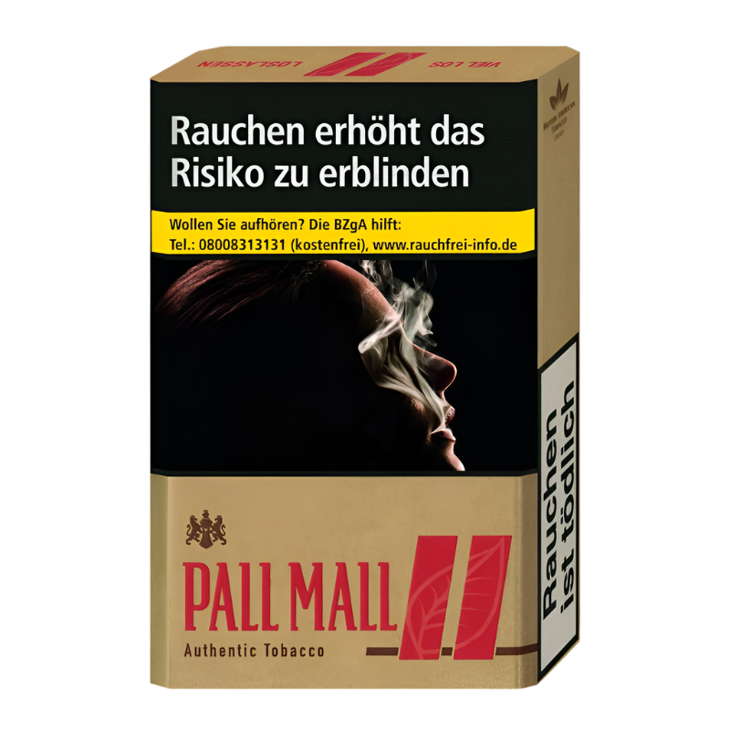 Pall Mall Zigaretten Authentic Red L - 10 Packungen