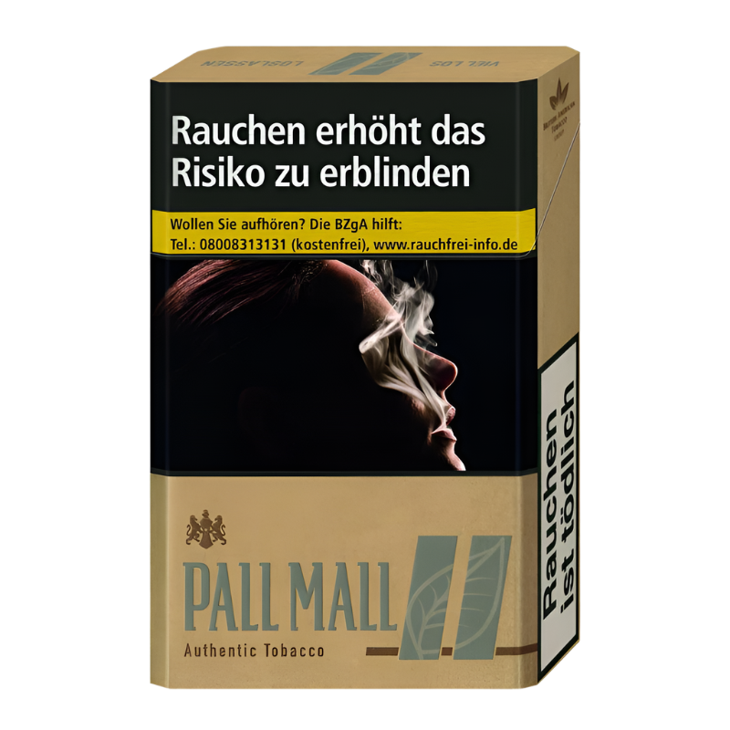 Pall Mall Zigaretten Authentic Silver L - 10 Packungen